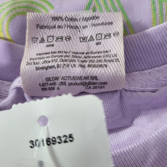 Comfort Colors Niagara Pastel Purple T-shirt Size Small - Picture 6 of 8